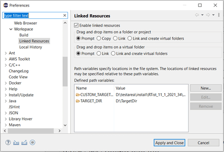Path Variables in Transformation Configurations